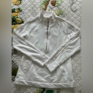Lilly Pulitzer half zip mock neck Sweatshirt size XS
